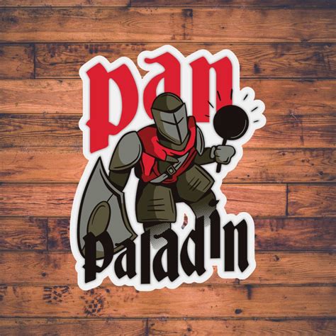 Paladin Class Sticker Pan Paladin Sticker Dnd Sticker Etsy