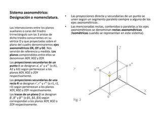 Sistema axonométrico PPT Descarga Gratuita