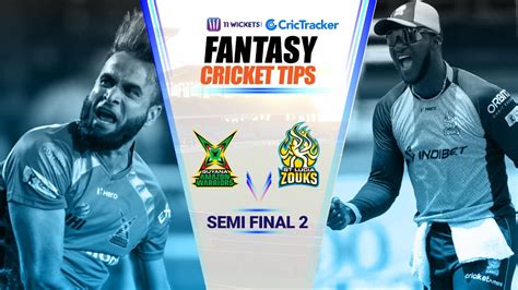 Cpl 2020 11wickets Fantasy Tips Semi Final 2 Guyana Amazon Warriors