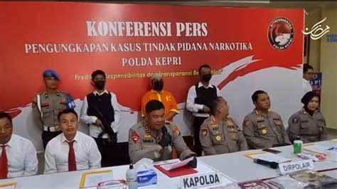 Polda Kepri Gagalkan Aksi Penyelundupan Narkoba Jenis Happy Waters