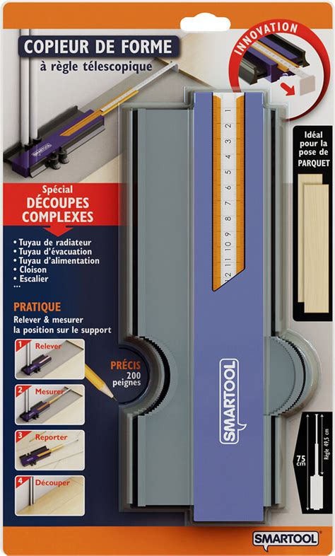 Copieur de formes à règle téléscopique Bricomarché