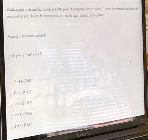 Solved Sketch A Graph To Estimate The X Coordinates Of T