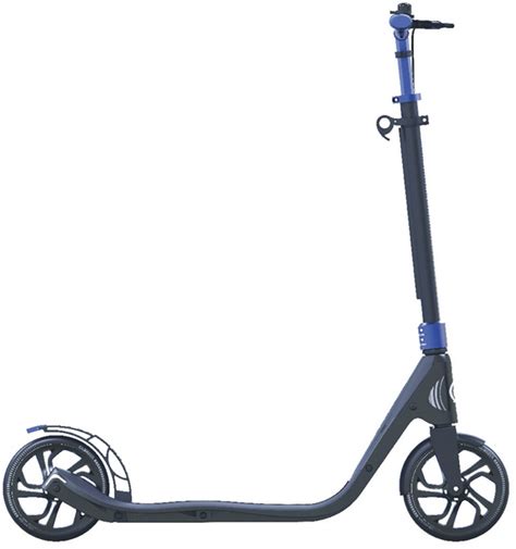 Самокат Globber One NL 205 Deluxe 2 колеса до 100 кг от 1.55 м Черно ...