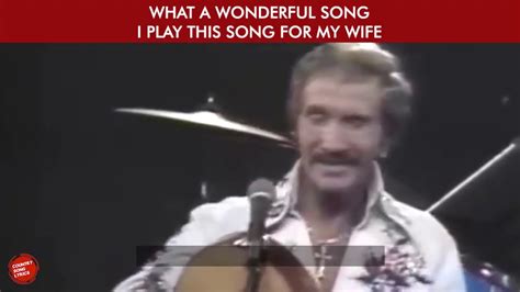 My Woman My Woman My Wife With Lyrics Marty Robbins Youtube