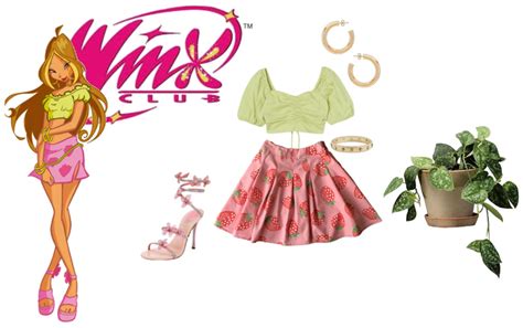 Winx Club Flora Costume Outfit ShopLook