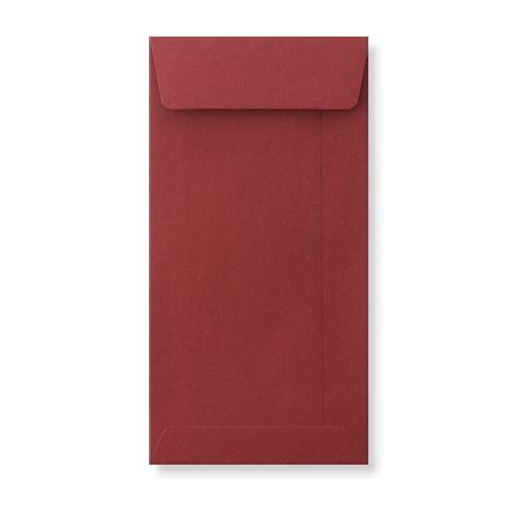 220x110mm Dark Red P S Pocket 110gsm Envelope