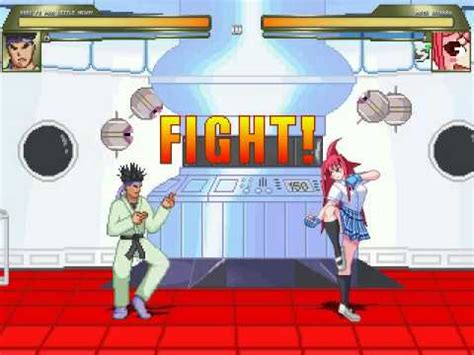 HENTAI カンフーマンが明日原メグにしばかれるMUGEN逆リョナ動画 Reverse Ryona Movie たたかえ たらんてら 1 반대로 료나 YouTube