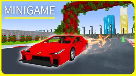 Minecraft PE Maps - Best RACING CAR MINIGAME Map Download - iOS ...