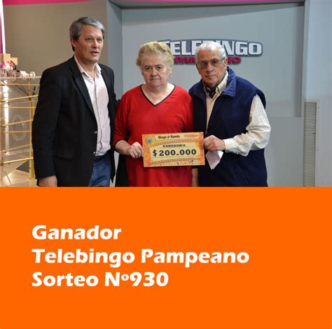 Ganador Telebingo Pampeano Sorteo N Iss La Pampa