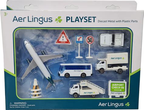 Diecast Models Of Ireland Al75630 Aer Lingus Airport Playset