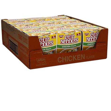 Nissin Foods Top Ramen Chicken Flavor Cup Noodles Chicken 2 25 Oz