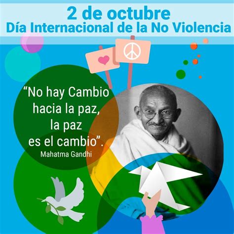 Día Mundial De La No Violencia 2 De Octubre Imágenes Y Tarjetas Espacioteca