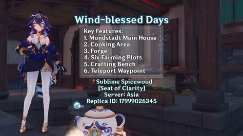 Wind Blessed Days Mondstadt Main House With Cooking Forge Farming