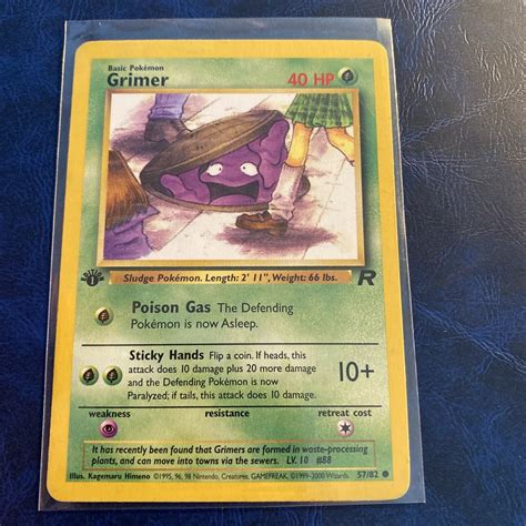 Banned Grimer 1st Edition Pokemon Card Values - MAVIN