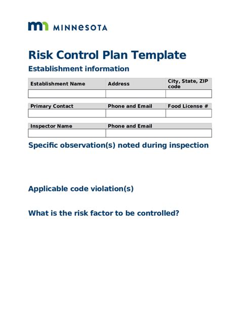 Haccp Plan Template Fill Online Printable Blank Doc Template