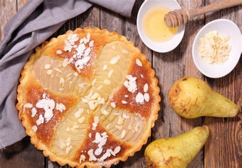 French Pear Almond Tart With Crust Recipe Cooking Frog