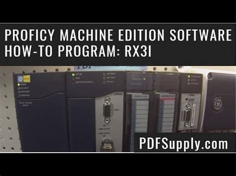 How To Program Rx3i GE IP PLC Support Training Proficy Machine