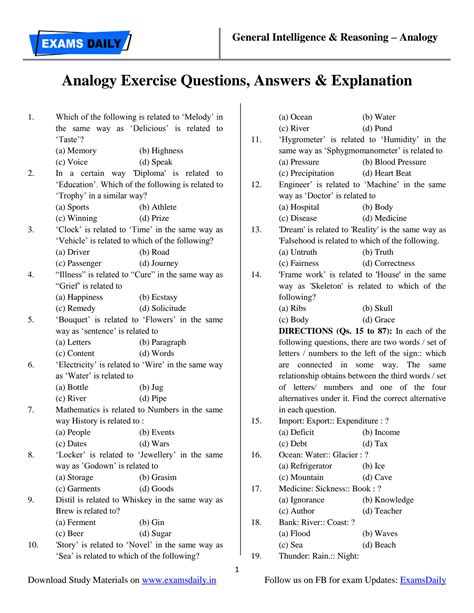 SOLUTION Reasoning Analogy Questions Answers And Explanation Studypool