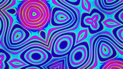 Moving Random Wave Texture Seamless Loop Psychedelic Wavy Animated