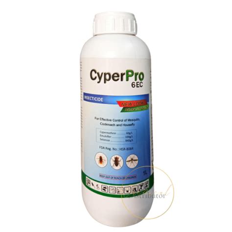 Cyperpro 6ec Cypermethrin 1liter Insecticide Mosquito Dengue Fly