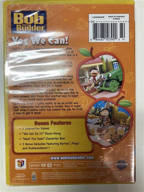 Bob The Builder Yes We Can DVD 2009 884487103900 EBay