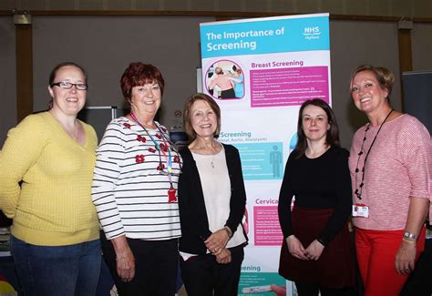 Nhs Highland Screening Experts From Inverness Take Message To Caithness