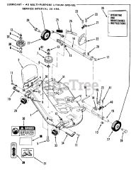 05 36MR04 Toro 36 Rear Discharge Mower Deck 1989 Parts Lookup With