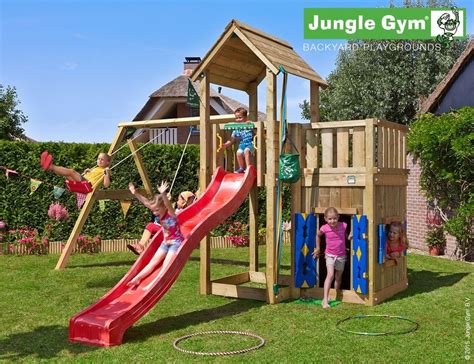 Jungle Gym Loc De Joac Din Turn Mansion Cu C Su A Playhouse