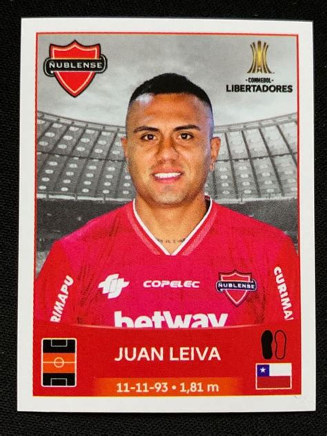 Panini Conmebol Copa Libertadores Sticker Juan Leiva