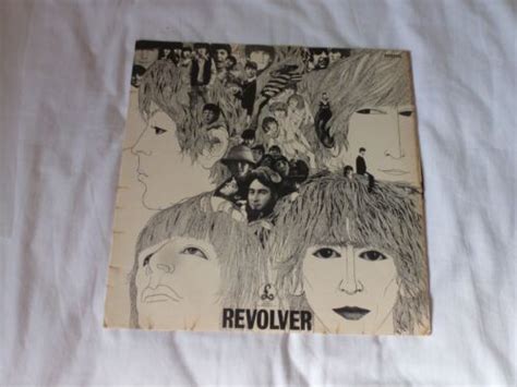 The Beatles Revolver Parlophone Pmc Yellow Black Early Uk