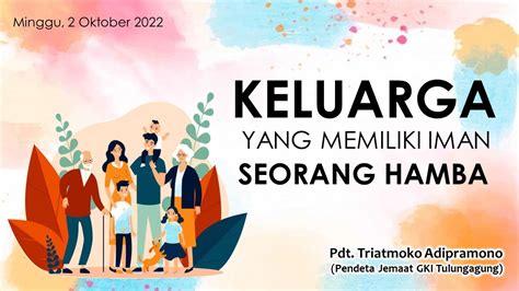 Kebaktian Minggu 2 Oktober 2022 Perjamuan Kudus Youtube