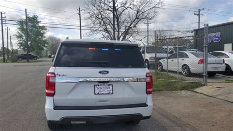 2020 Ford Expedition Feniex Police Lights By Efs Houston Emergency