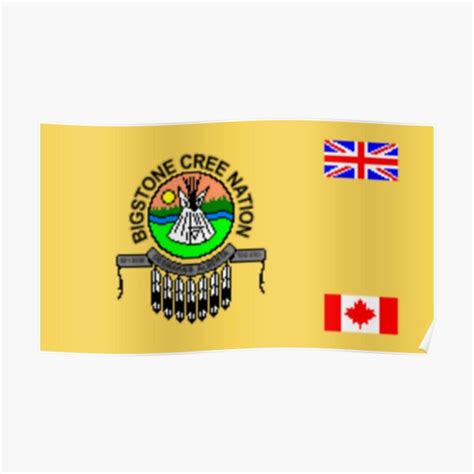 "Flag of the Bigstone Cree Nation Canada" Poster by mo91 | Redbubble