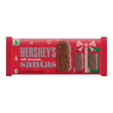 Hersheys Milk Chocolate Santas Christmas Candy Pack 12 Oz Kroger