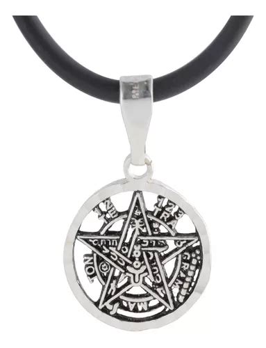 Dije Tetragramaton Plata Medalla Pentagrama Con Cadena Env O Gratis