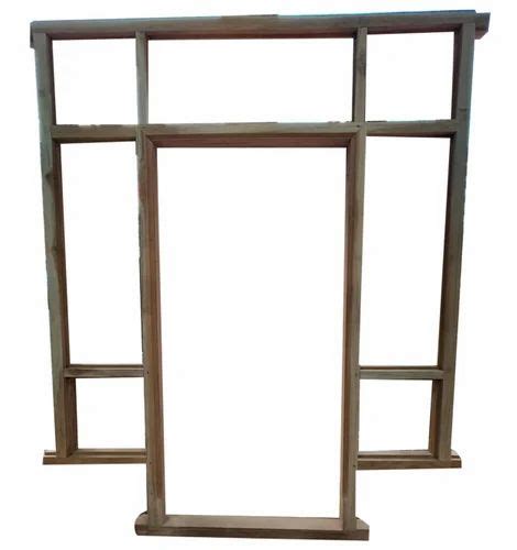 Brown Teak Wood Door Frame Height Feet At Rs Piece In