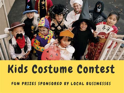 Kids Halloween Costume Contest With Fun Prizes Sponsored By Local ...