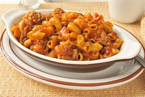 ground beef macaroni casserole