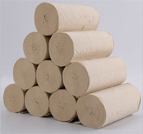 Smiling Face Bamboo Tissue Paper Roll Pulp Coreless Bath Not Embossed 3