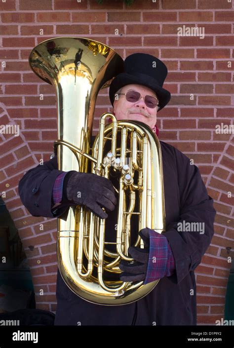 Playing Tuba Hi Res Stock Photography And Images Alamy