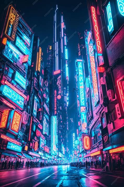 Premium AI Image | Cyberpunk city