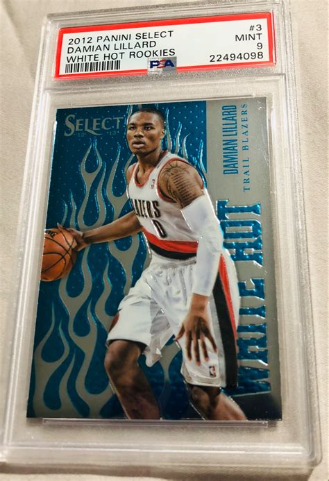 Damian Lillard Select White Hot Rookies Psa Myslabs