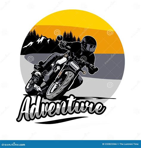 Motorcycle logo design stock vector. Illustration of business - 232823366