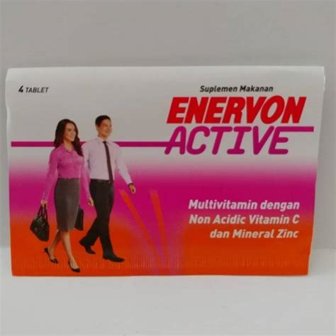 Jual Enervon C Active Isi Tablet Shopee Indonesia