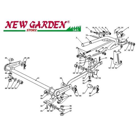 Exploded View Lifting Cutting Deck Cm Pt Hd Lawn Tractor Castel