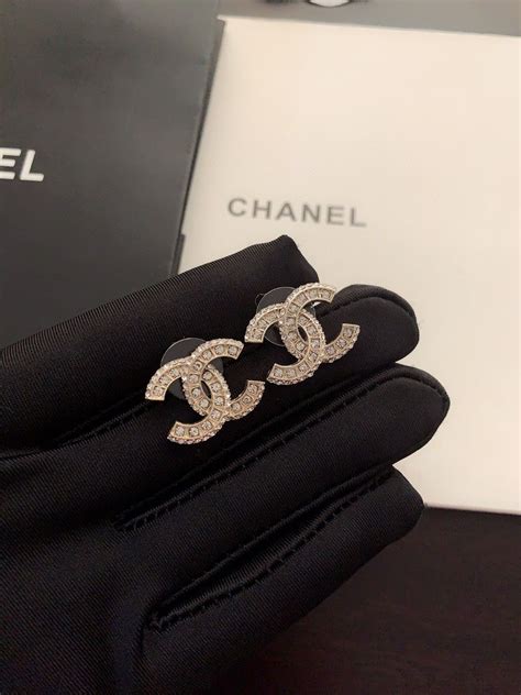 Chanel Earrings, Diamond Earrings Studs, Etsy Earrings, Classic Series, Handmade Items, Handmade ...