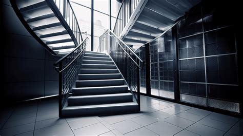 Office Interior Modern With Stairs Backgrounds | JPG Free Download ...