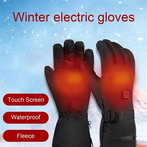 Heated Glove Liners Thin Heated Gloves Rechargeable For Men Women With