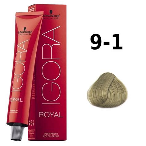 Schwarzkopf IGORA ROYAL farba do włosów 9 1 60ml 13628328636 Allegro pl