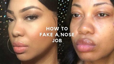 How To Fake A Nose Job Contouring Your Nose Youtube